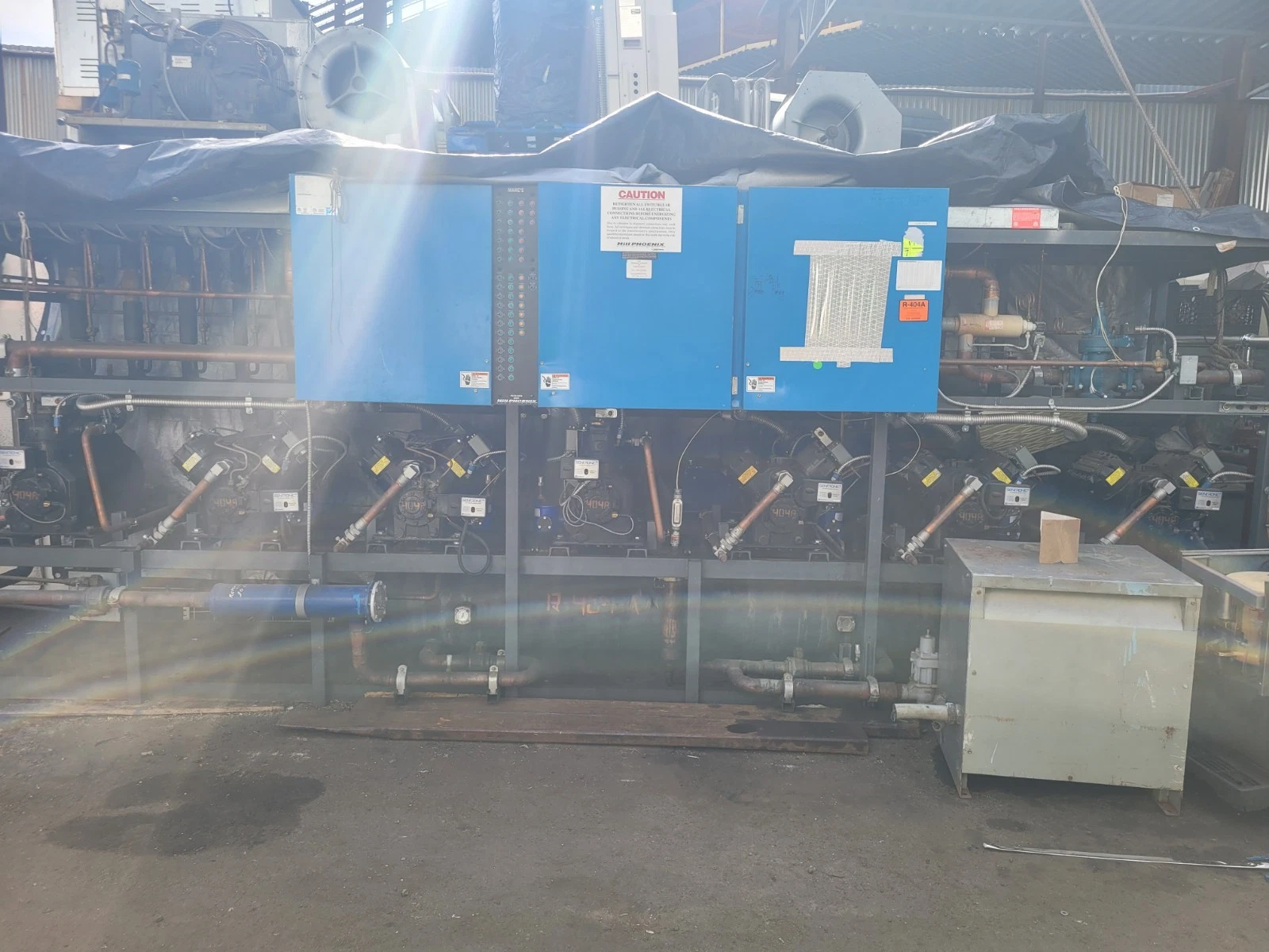 HILLPHOENIX SPLIT TEMP RACK 43.5 HP MEDIUM & 25.5 HP LOW TEMP NY